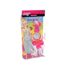 02260 Anlily Makyaj Masalı Bebek / Kartela / +3 yaş