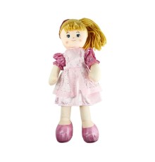 AY950C Parlak Elbiseli Bez Bebek 50 cm -Vardem