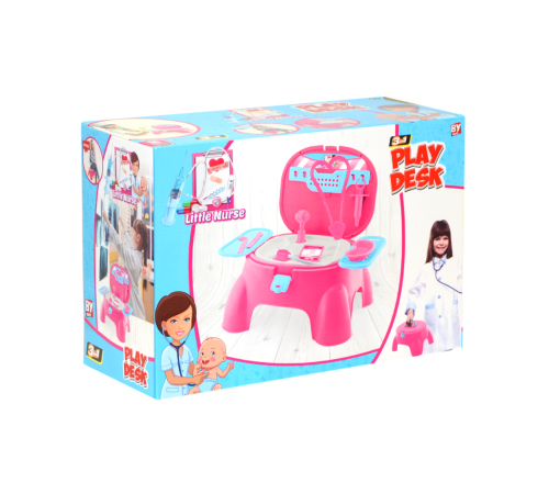 573-BP LITTLE NURSE OYUN TABURESİ DOKTOR SET KIZ(Ürün oyuncaktır)
