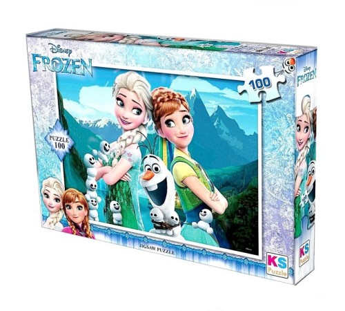 100 Parça Frozen Puzzle