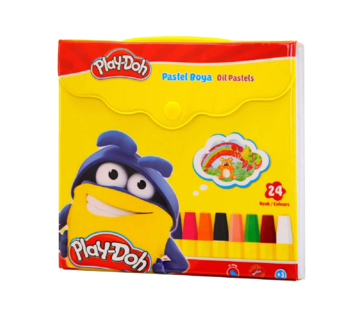 Play-Doh Pastel Boya Çantalı 24 Renk