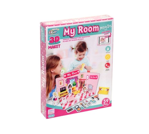 Benim Odam Maket 3 Boyutlu Puzzle