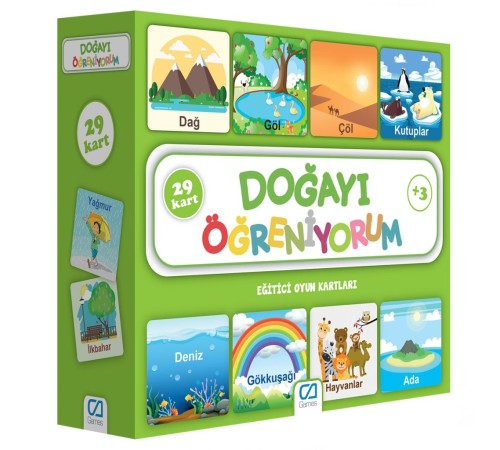 Doğayı Öğreniyorum Eğitici Oyun Kartları
