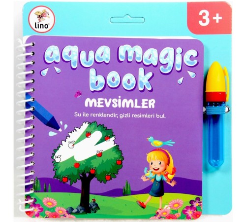 Aqua Magic Mevsimler Sihirli Boyama Kitabı