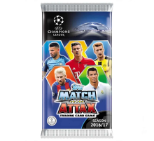 UEFA Şampiyonlar Ligi 16/17 Match Attax Futbolcu Kartları - ( 1 PAKET FİYATIDIR )