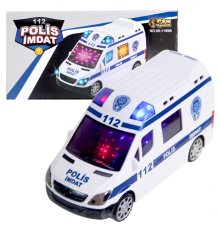 112 Polis İmdat 3D Işıklı Sesli Polis Aracı