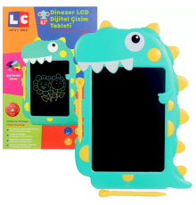 LCD Dijital Renkli Dinozor Çizim Tableti 8,5 İnç