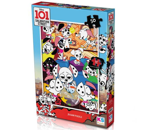 101 Dalmatian 50 Parça Puzzle