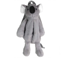 Koala Peluş Çanta Gri