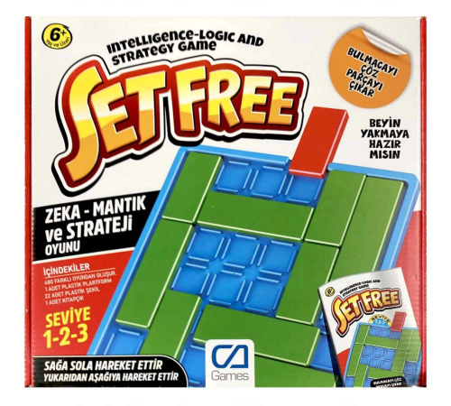 Kaydırmalı Puzzle Kutu Oyunu