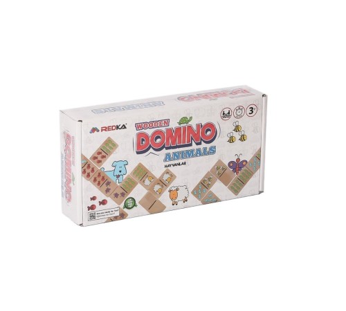RD5648 Ahşap Domino Animals -