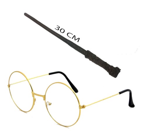 Asası 30 cm ve Metal Gözlüğü