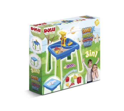 3077 Su Kum Yaratıcılık Masası -Dolu
