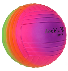 Double W Sports Gökkuşağı Tırtıklı PVC Top 23cm