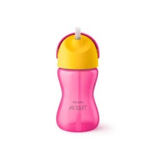 Pipetli Bardak 300 ml Kız