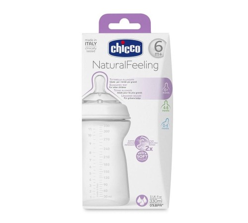 NaturalFeeling PP Biberon 6 Ay+ 330 ml