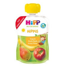 Organik Muzlu Elmalı Armutlu Meyve Püresi 100 Gr