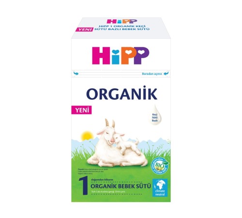 1 Organik Keçisütü Bazlı Bebek Sütü 400 Gr