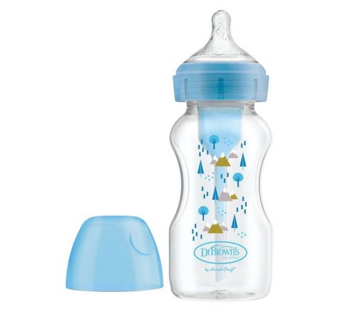 PP Geniş Ağız Options Biberon 270 ml Mavi