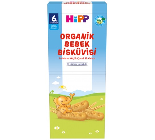 Organik Bebek Bisküvisi 180 Gr