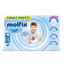 Bebek Bezi Fırsat Paketi 5 Beden 11-18 Kg 48 Adet