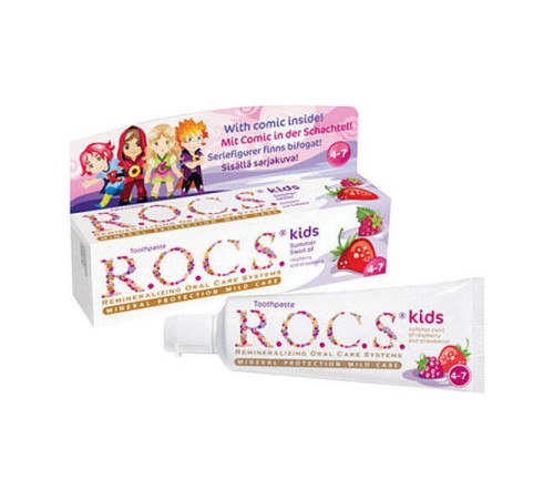 Kids Diş Macunu 35ml 4-7 Yaş Ahududu