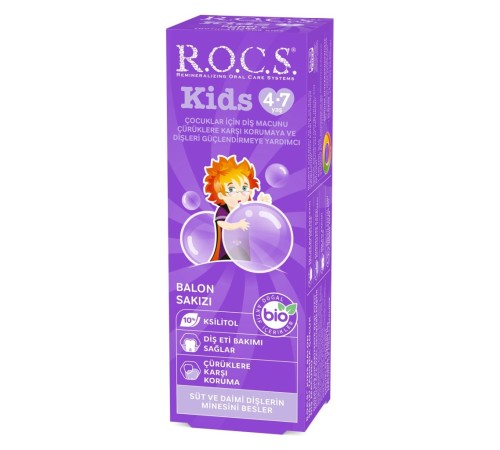 .Kids Diş Macunu 4-7 Yaş 35 ml Sakız