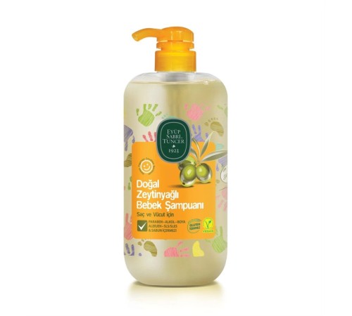Doğal Zeytinyağlı Bebek Şampuanı 600 ml