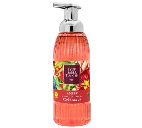 Doğal Zeytinyağlı Köpük Sabun 500 ml Amber
