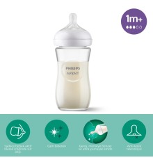 Doğal Tepkili Natural Response Cam Biberon 240 ml 1+ Ay