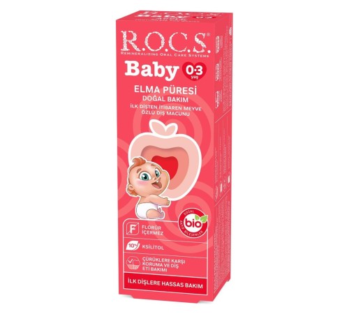 .Baby Diş Macunu 0-3 Yaş 35 ml Elma
