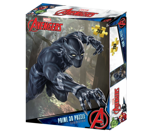 Prime 3D - Wakanda Forever 200 Parça Puzzle 33062