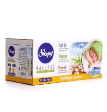 Natural Yenidoğan Islak Mendil 12x40 480 Yaprak