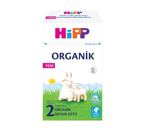 2 Organik Keçisütü Bazlı Bebek Devam Sütü 400 Gr