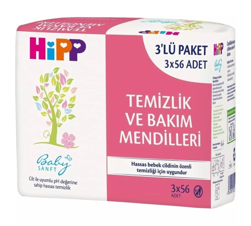 Temizlik ve Bakım Mendili 3'Lü 168 Yaprak