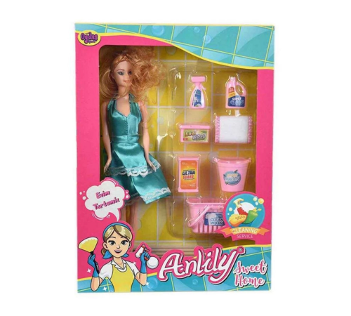 Kutuda Anlily Temizlik Setli Bebek 2442