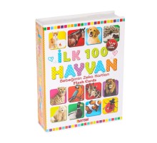 1741 FLASH CARD İLK 100 HAYVANLAR EĞİTİCİ KARTLAR