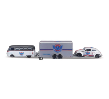 1/64 Design Seri Yarış Takımı Römork ve Araç Set