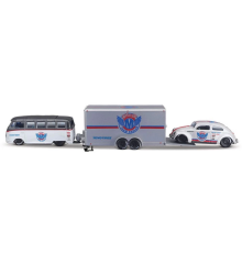 1/64 Design Seri Yarış Takımı Römork ve Araç Set