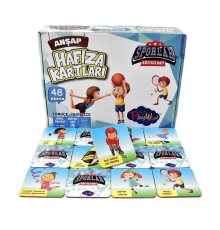 Eğitici Ahşap Hafıza Kartları Sporlar