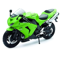 Kawasaki 1/12 Zx-10r 2006 Model Yeşil Motorsiklet
