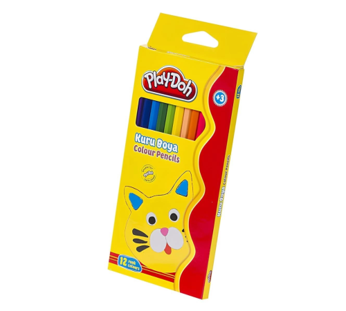 Play-Doh 12 Renk Kuru Boya Tam Boy