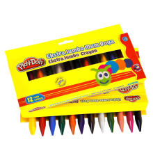 12 Renk Extra Jumbo Crayon