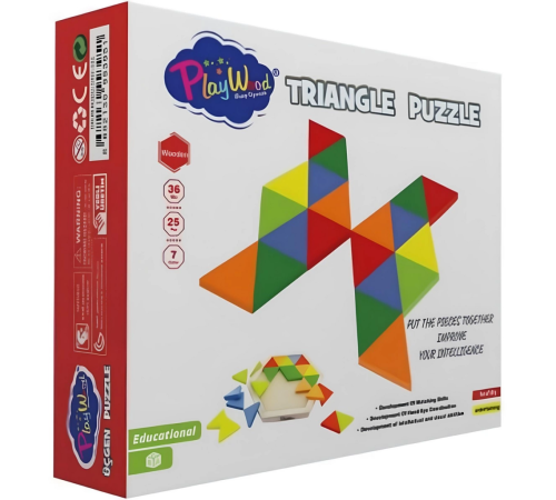 Ahşap Üçgen Puzzle