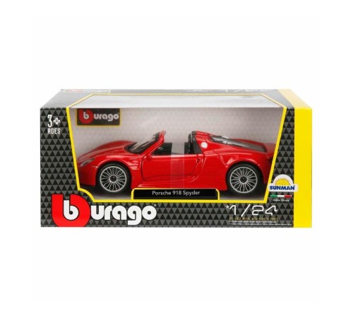 21076  1:24 Porsche 918 Spyder Model Araba -