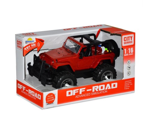 10390 1:16 Sesli ve Işıklı Jeep