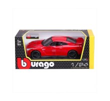 21082 Burago 1:24 Nissan GT-R 2017 Model Araba