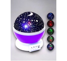 Yıldızlı Gökyüzü Efektli Projektörlü Masa ve Gece Lambası