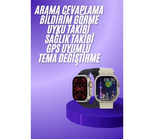 Akıllı Saat Bluetooth Bağlantılı Uyku ve Sağlık Takibi
