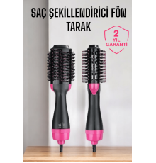Fön Tarak Elektriklenmeyi Önleyen ve Parlaklık Veren Saç Şekillendirici